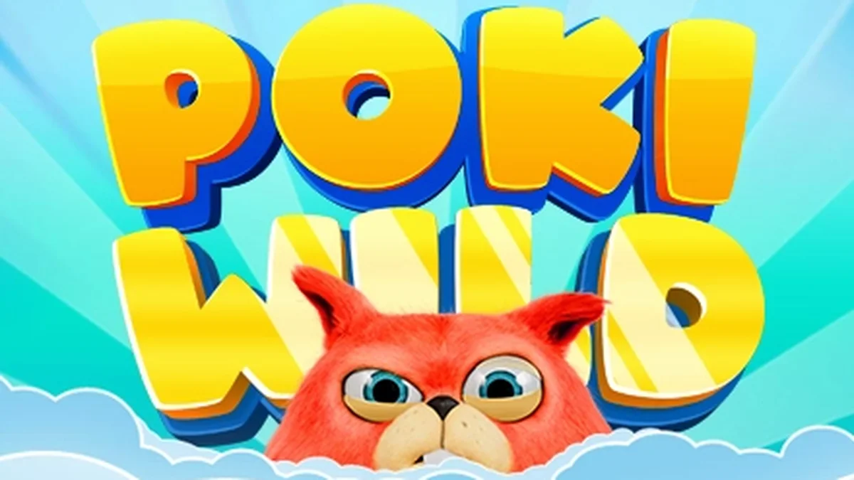 Tampilan visual slot Poki Wild dengan simbol-simbol yang berbaris di gulungan