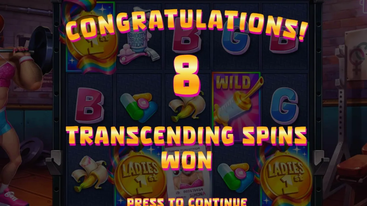 Tampilan visual agresif dari slot Transformers dengan karakter utama Brosephine di latar belakang neon.